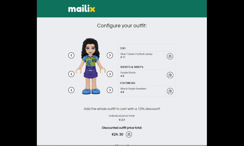 Outfit configurator