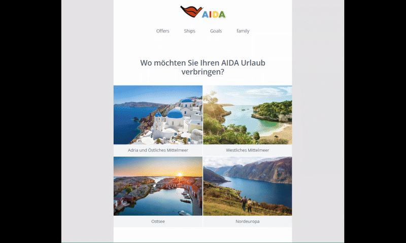 AIDA – Segment-based product filtering