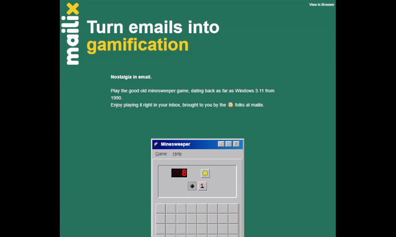 Gamix – Interactive Minesweeper game